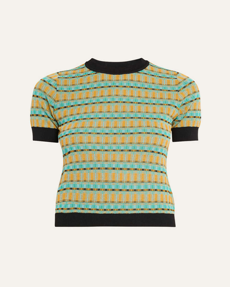 Leo Abstract Short Sleeve Sweat